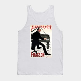 ALCAZAR D 'ETE FRAGSON Piano Music Hall Paris Vintage French Art Nouveau Tank Top